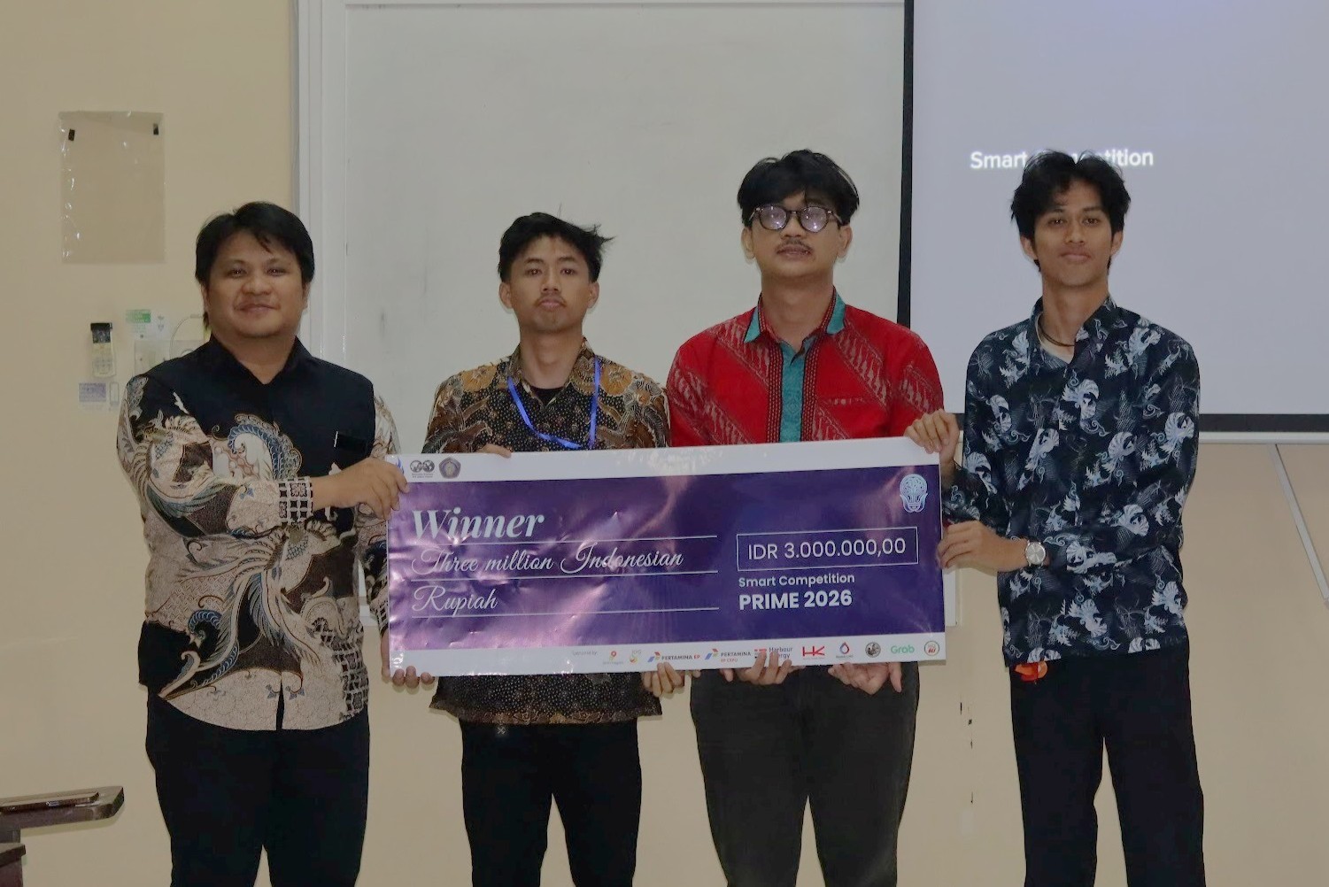 Three ITB Students Achieve National Achievements, Winning First Place in Smart Competition PRIME 2026